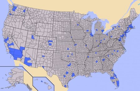146 counties=1_2 US population