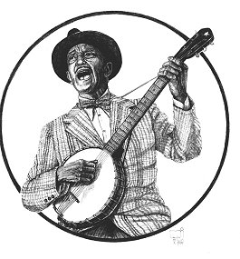 Banjo player