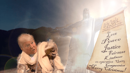 Donald on the Road to Damascus By Claire Palmer