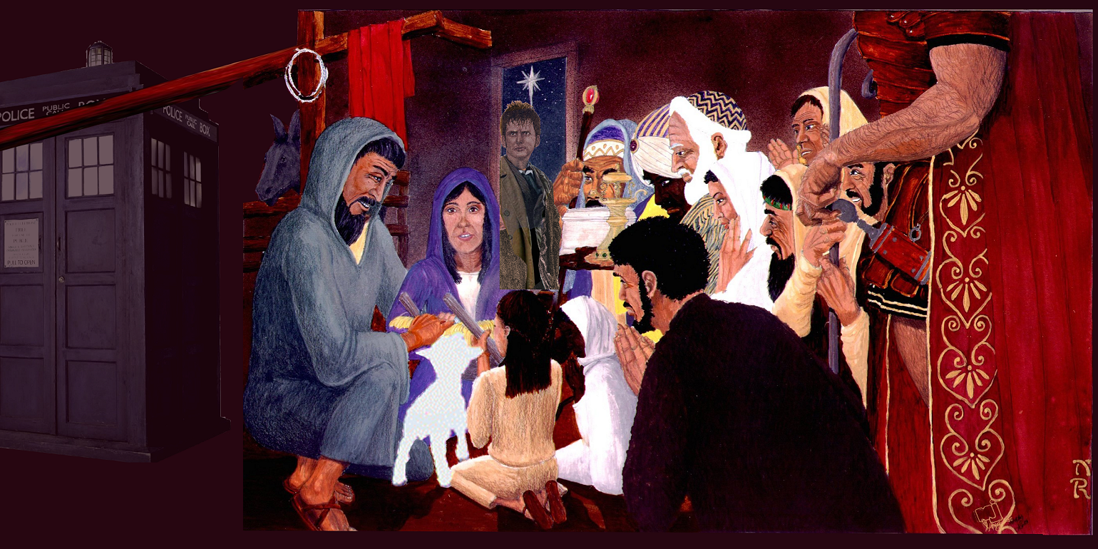 Adoration of the Magi and a Time Lord