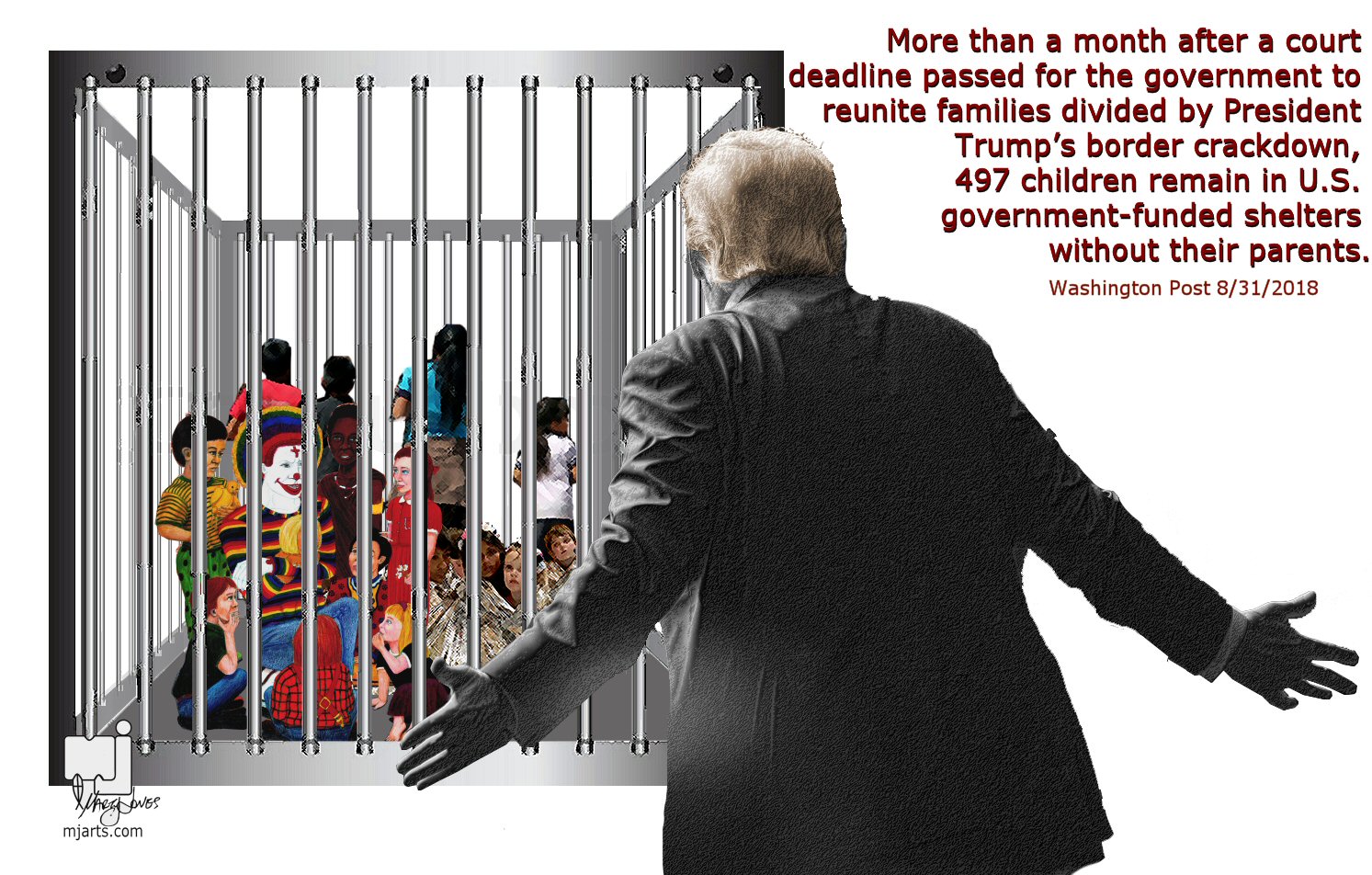 kids in cages