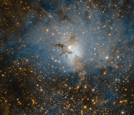 Lagoon Nebula (Infrared-light View)